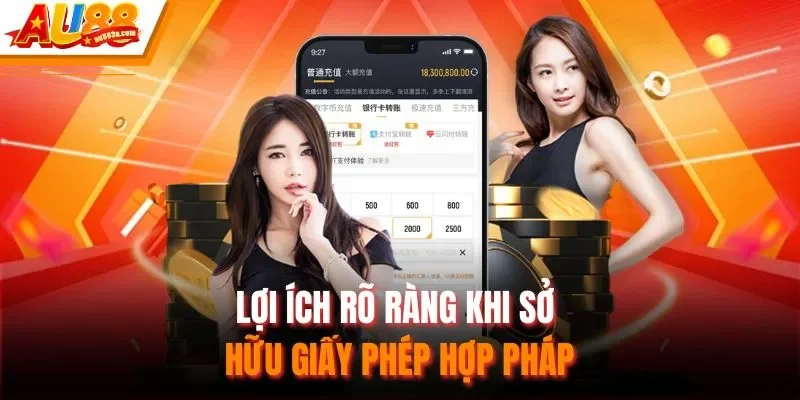 Lợi ích rõ ràng khi sở hữu giấy phép hợp pháp