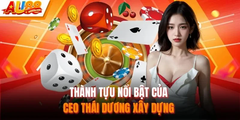 Thành tựu nổi bật của CEO Thái Dương xây dựng 